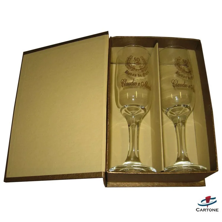 Imagem ilustrativa de Embalagem para taça de champagne